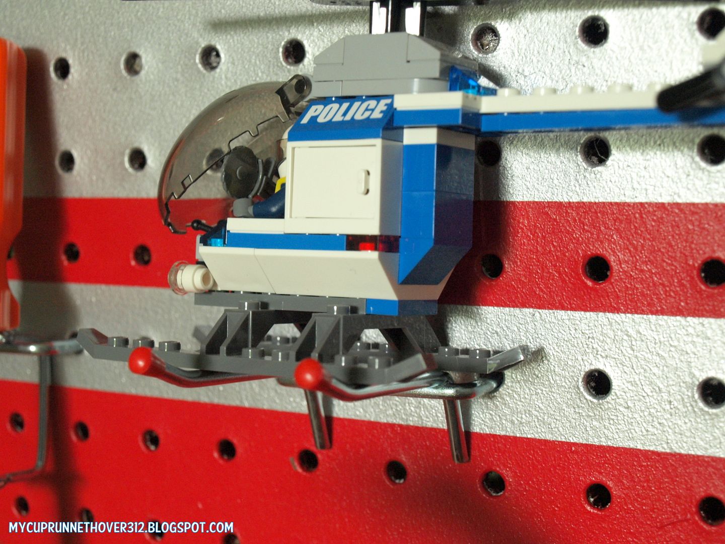 LEGO STORAGE PEGBOARD